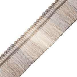 Carolina Ombré Brush Fringe Trim by Samuel & Sons in Sand