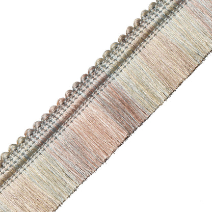 Carolina Ombré Brush Fringe Trim by Samuel & Sons in Heather