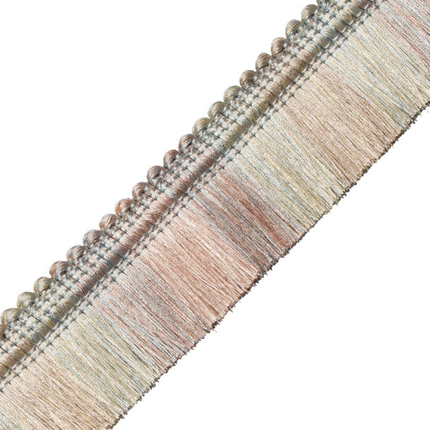 Carolina Ombré Brush Fringe Trim by Samuel & Sons in Heather