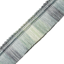 Carolina Ombré Brush Fringe Trim by Samuel & Sons in Robin's Egg