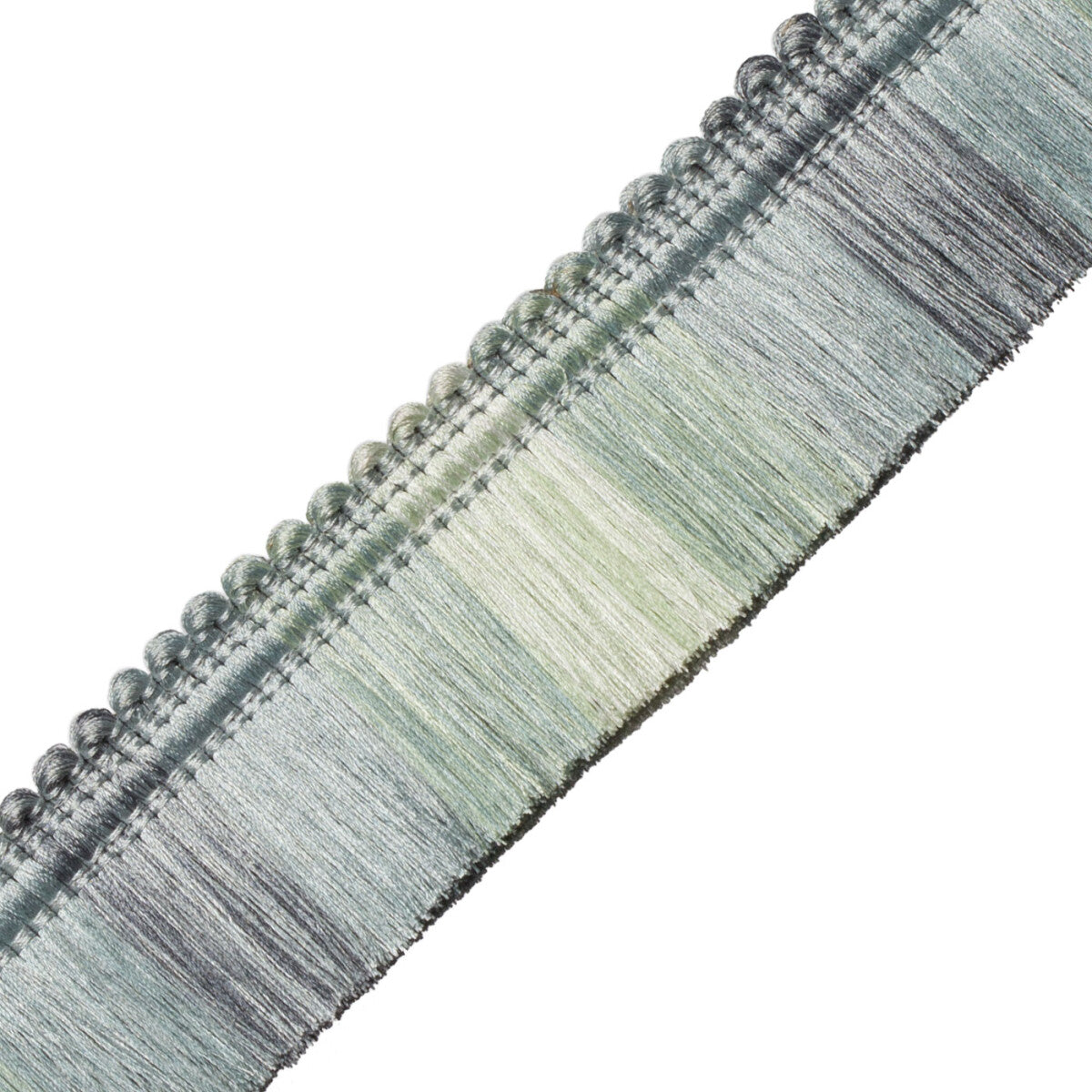 Carolina Ombré Brush Fringe Trim by Samuel & Sons in Robin's Egg