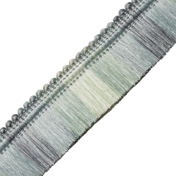 Carolina Ombré Brush Fringe Trim by Samuel & Sons in Robin's Egg