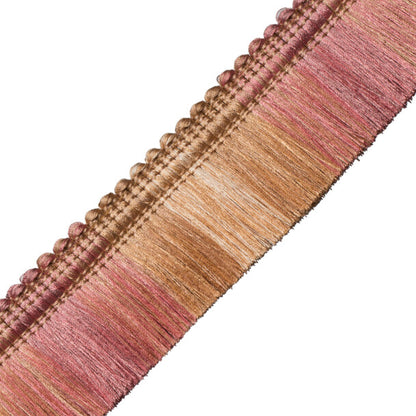 Carolina Ombré Brush Fringe Trim by Samuel & Sons in Rosewater