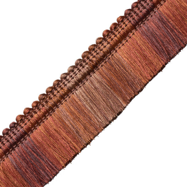 Carolina Ombré Brush Fringe Trim by Samuel & Sons in Tuscany