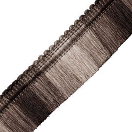 Carolina Ombré Brush Fringe Trim by Samuel & Sons in Storm
