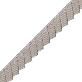 Karl Pleated Edging Trim by Samuel & Sons in Mercury