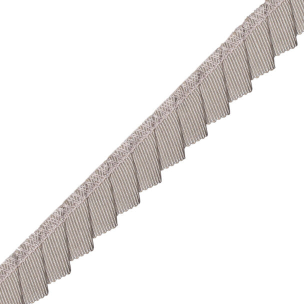 Karl Pleated Edging Trim by Samuel & Sons in Mercury
