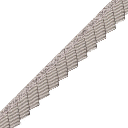 Karl Pleated Edging Trim by Samuel & Sons in Mercury