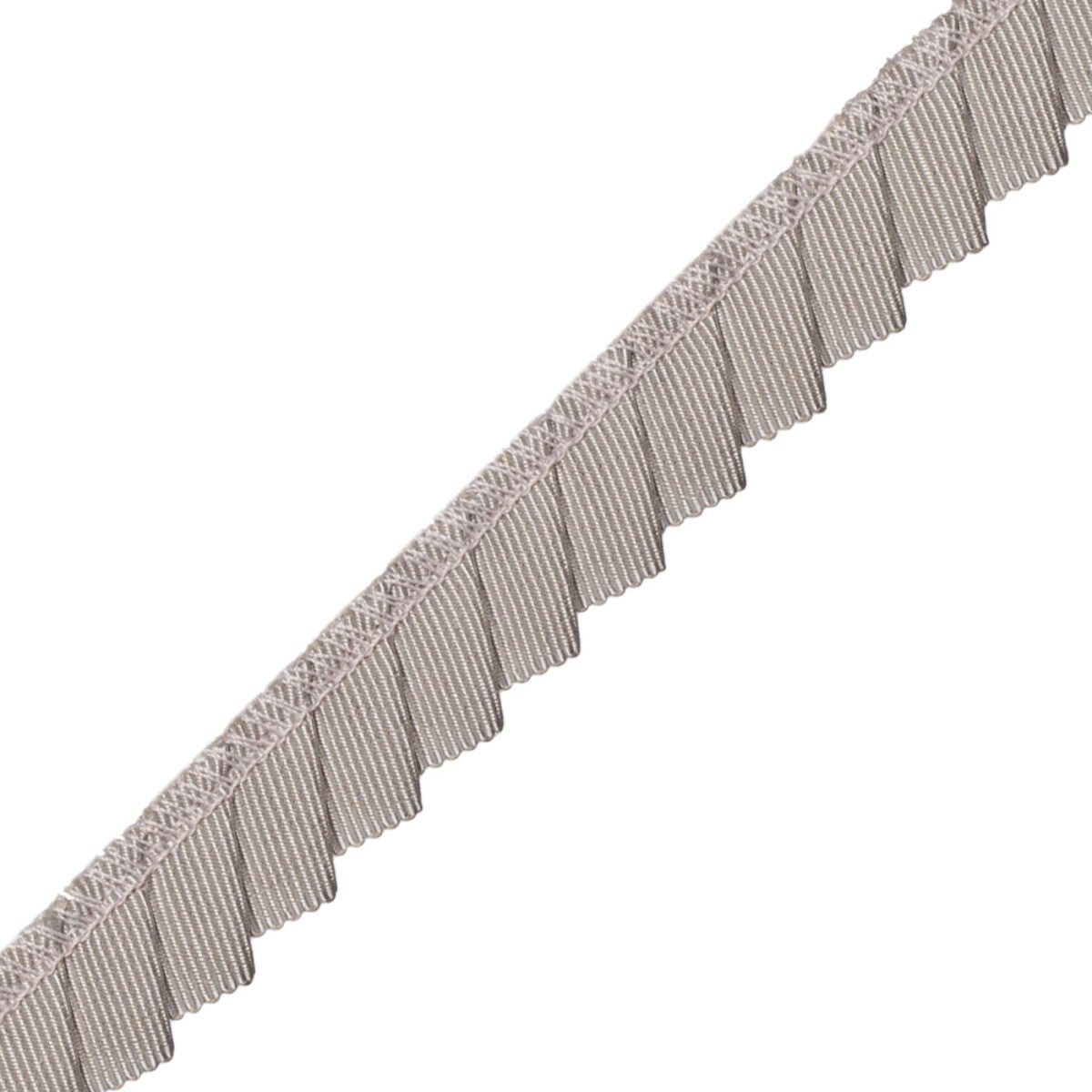 Karl Pleated Edging Trim by Samuel & Sons in Mercury