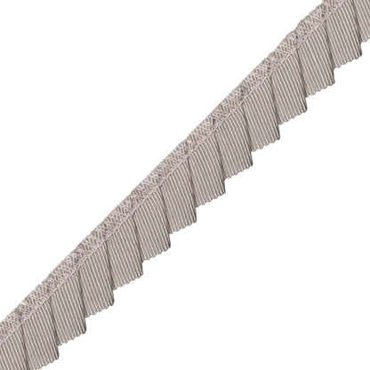 Karl Pleated Edging Trim by Samuel & Sons in Mercury