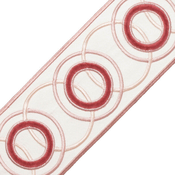 Chevallerie Appliqué Border Trim by Samuel & Sons in Petale