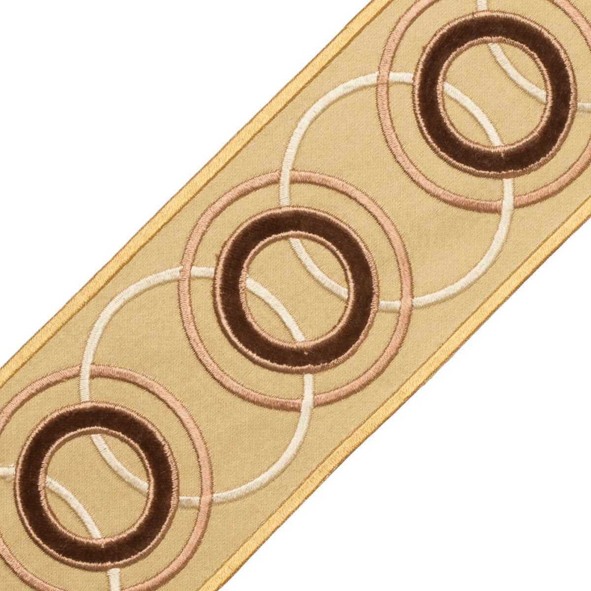 Chevallerie Appliqué Border Trim by Samuel & Sons in Oro