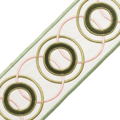 Chevallerie Appliqué Border Trim by Samuel & Sons in Jardin