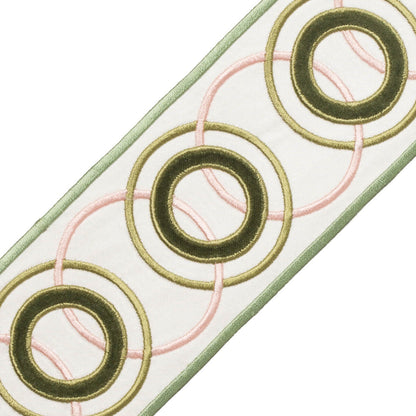 Chevallerie Appliqué Border Trim by Samuel & Sons in Jardin