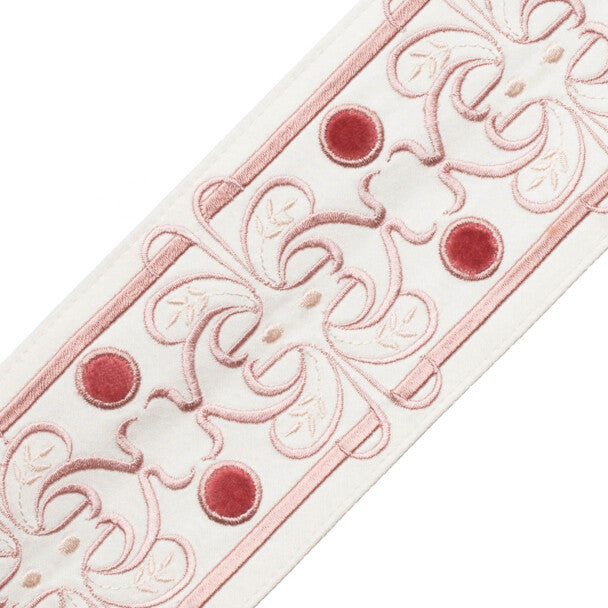 Chevallerie Botanical Border Trim by Samuel & Sons in Petale