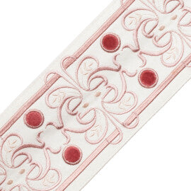 Chevallerie Botanical Border Trim by Samuel & Sons in Petale