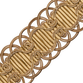Chevallerie Crete Trim by Samuel & Sons in Oro