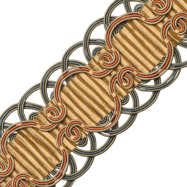 Chevallerie Crete Trim by Samuel & Sons in Marzipan