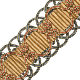 Chevallerie Crete Trim by Samuel & Sons in Marzipan