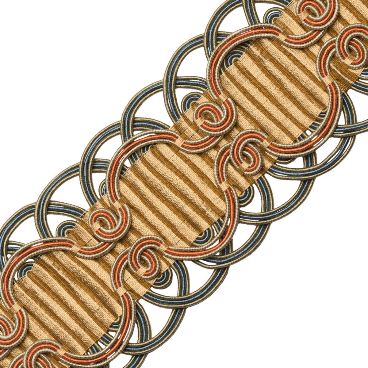 Chevallerie Crete Trim by Samuel & Sons in Marzipan