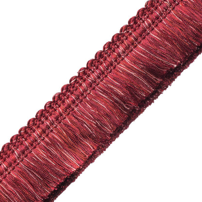 Chevallerie Brush Fringe Trim by Samuel & Sons in Bordeaux