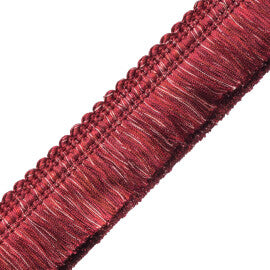 Chevallerie Brush Fringe Trim by Samuel & Sons in Bordeaux