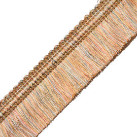 Chevallerie Brush Fringe Trim by Samuel & Sons in Marzipan