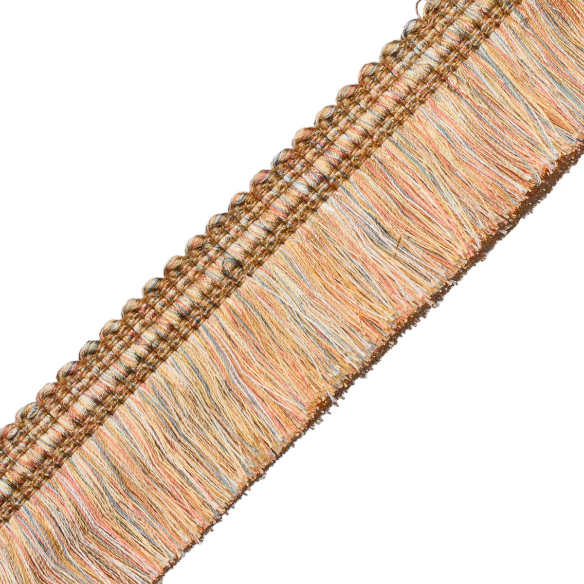 Chevallerie Brush Fringe Trim by Samuel & Sons in Marzipan