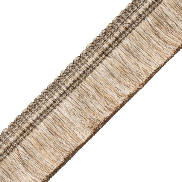 Chevallerie Brush Fringe Trim by Samuel & Sons in Amande