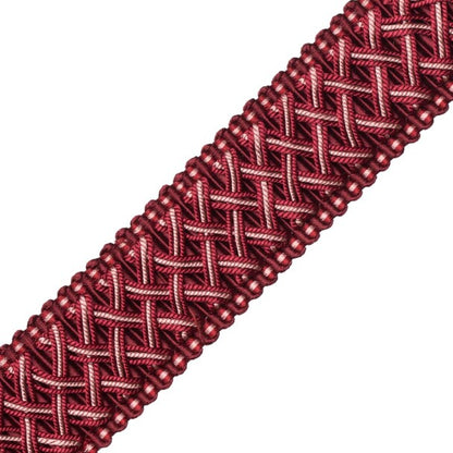Chevallerie Braid Trim by Samuel & Sons in Bordeaux