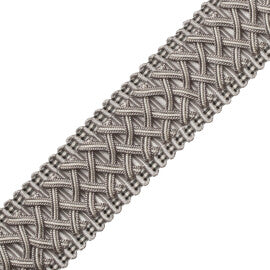 Chevallerie Braid Trim by Samuel & Sons in Argent