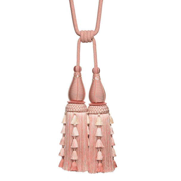 Chevallerie Double Tassel Tieback by Samuel & Sons in Petale