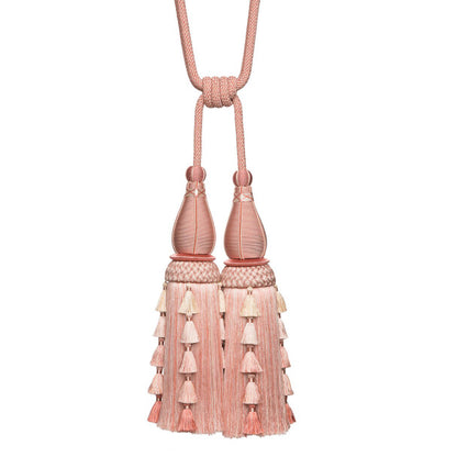 Chevallerie Double Tassel Tieback by Samuel & Sons in Petale