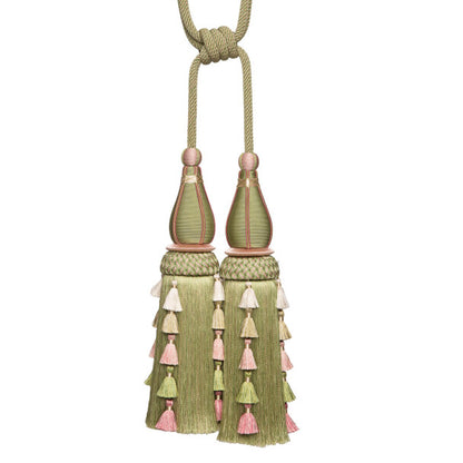 Chevallerie Double Tassel Tieback by Samuel & Sons in Jardin