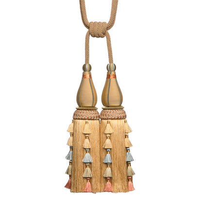 Chevallerie Double Tassel Tieback by Samuel & Sons in Marzipan