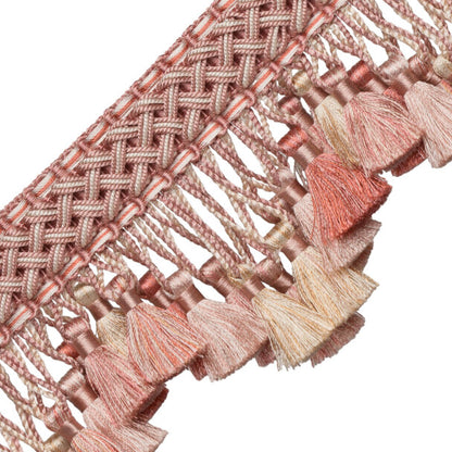 Chevallerie Scalloped Tassel Fringe Trim by Samuel & Sons in Petale