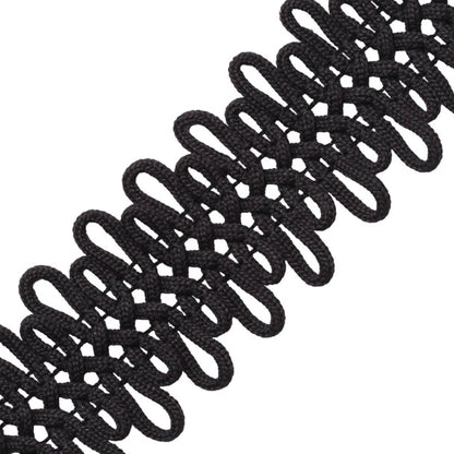 Mariachi Braid Trim by Samuel & Sons in Obsidian