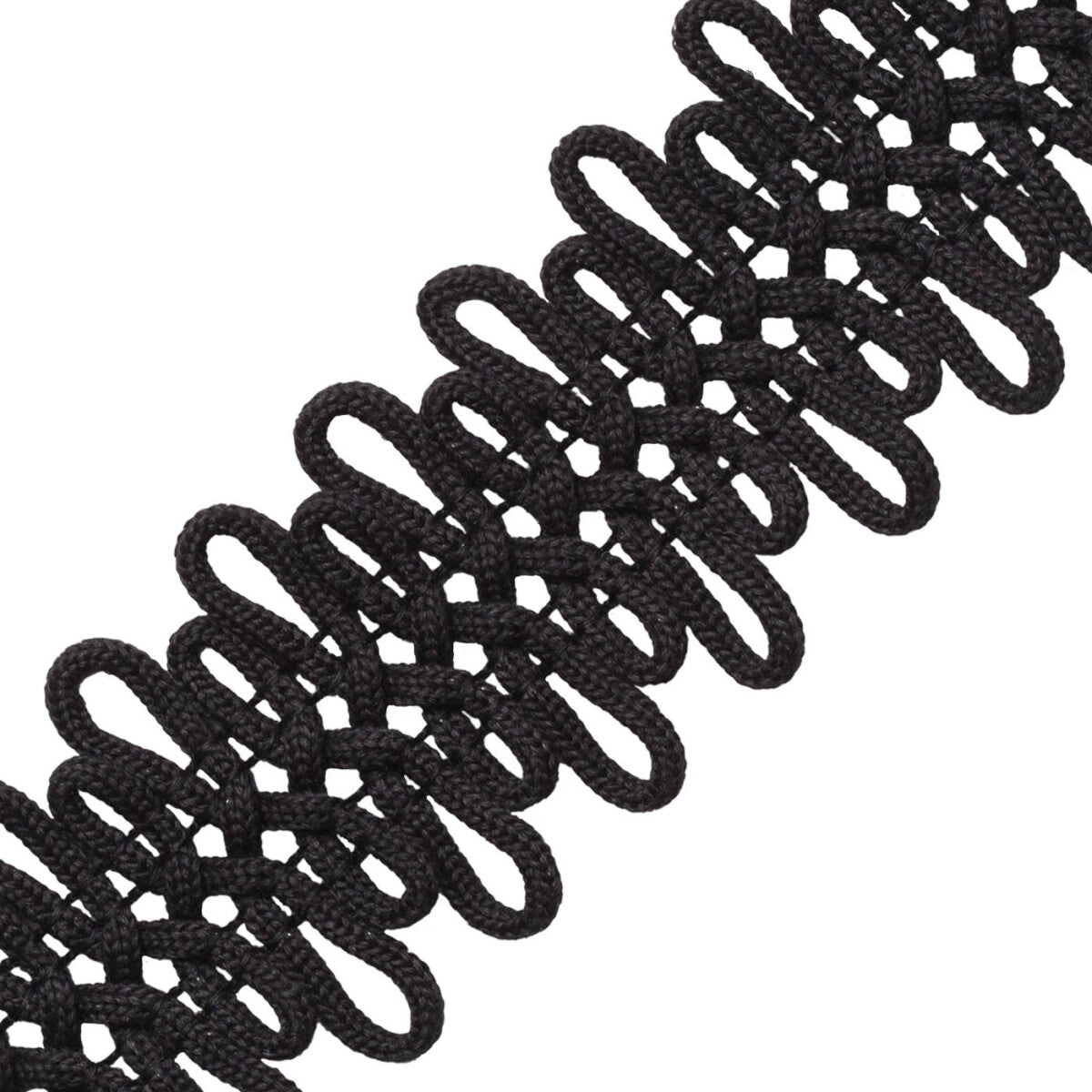 Mariachi Braid Trim by Samuel & Sons in Obsidian