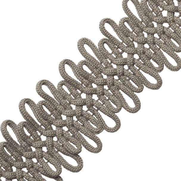 Mariachi Braid Trim by Samuel & Sons in Granite