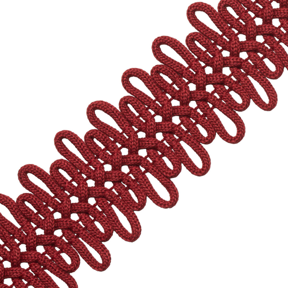 Mariachi Braid Trim by Samuel & Sons in Cochineal