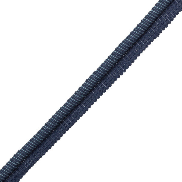 Lazo Cord With Tape Trim by Samuel & Sons in Indigo