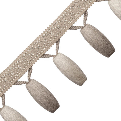 Torero Beaded Fringe Trim by Samuel & Sons in Metate