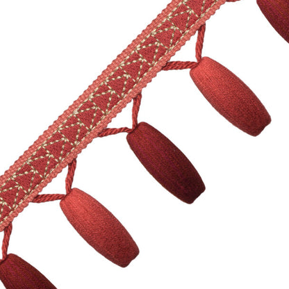 Torero Beaded Fringe Trim by Samuel & Sons in Terra