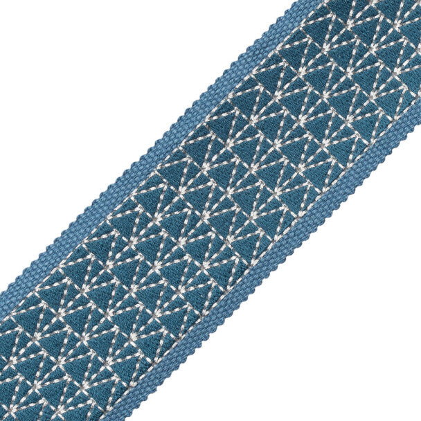 Torero Embroidered Border Trim by Samuel & Sons in Cenote