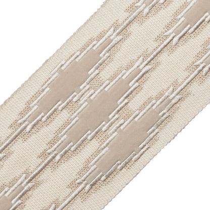 Ojos Appliqué Border Trim by Samuel & Sons in Salt