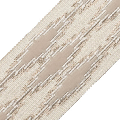 Ojos Appliqué Border Trim by Samuel & Sons in Salt
