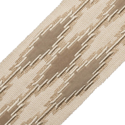 Ojos Appliqué Border Trim by Samuel & Sons in Metate