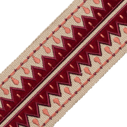 Uxmal Appliqué Border Trim by Samuel & Sons in Terra