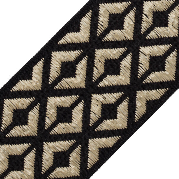 Frida Border Trim by Samuel & Sons in Obsidian
