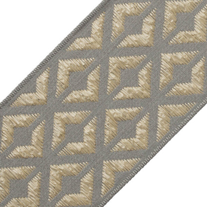 Frida Border Trim by Samuel & Sons in Granite